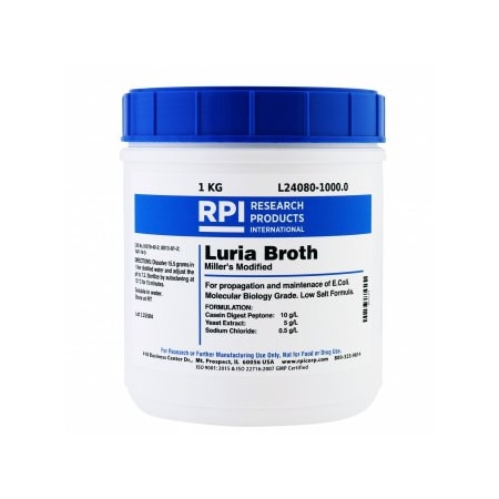Rpi Luria Broth Miller's Modified, 1 KG L24080-1000.0